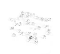 6mm Clear Acrylic Crystal Beads 1000pcs Wedding Bridal Shower Table Centerpiece Vase Fillers Decorations Transparent Party Event Supplies Bulk Glass Look Beads for Crafts DIY Home Wedding Decor