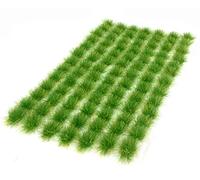 6mm Dark Green Grass Tufts x91 Self Adhesive Static Model - Warpainter Scenics