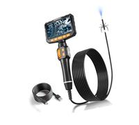 6mm Degree Rotatable Industrial Endoscope with 5 Inch Display Screen and 1920x1080 Resolution for Car Engine Pipe Inspection USB C Endoscope