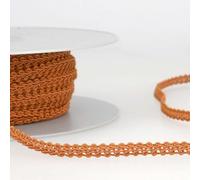6mm Double Scroll Gimp Braid Trim Dress Costume 38 Colours Buy 1 2 Or 4m 612D, 049 Burnt Orange, 2 Metres