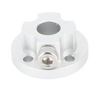 6mm Flange Shaft Coupling, Aluminum Alloy Motor Guide Shaft Coupler for 14148 48mm Omni Wheel, DIY RC Model Motor Connector with 20mm OD and 14mm Length