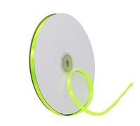 6mm Fluorescent Green Ribbon for Gift Wrapping,91m Fabric Thick Satin Ribbon Green Bow for Gift Wrapping,Ribbons for Balloons,Crafting,Bouquets,Wedding, Car,Presents,Cake,Christmas Party Decorations