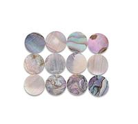 6mm Fretboard Markers Inlay Sticker Abalone Mark Point for Guitar and Bass 12/20Pcs(12pcs)