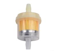6mm Fuel Filter with Built-In Magnet for Motorcycle, Scooter, Moped, ATV, for QUAD - Plastic Construction for Petrol Engines, Efficient Impurity Removal, Compact 60mm Length for Easy Installation