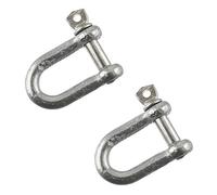 6mm Galvanised Dee Shackle Pack of 2 Shackle Chandlery DK01