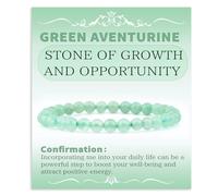 6mm Green Aventurine - Handmade Reiki Gemstone Stretch Bracelet, Natural Beauty & Spiritual Essence, Crystal Healing for Unisex Adults