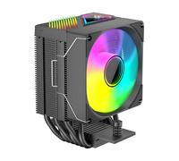 6mm Heat Pipe CPU Cooler Air Radiator 800-1800RPM ARGB Lighting Support AM5 LGA 1851 for Desktop PCs