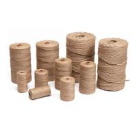 6mm Hemp Rope 100m Jute Twine for Cat Tree Sisal Cord Braided Cotton Rope Heavy-Duty Binding String Ideal for Crafts DIY Projects and Home Decor.