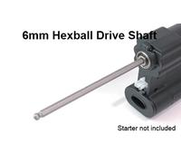 6mm Hexball Drive Shaft for Fastrax Electric Roto Torque Starter for Nitro Cars