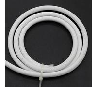 6mm High Density PET Braid Sleeving - Durable Cable Protector - Heat Resistant Spiral Wrap - 1M to 50M Length Options(White,20meter)