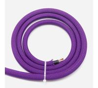 6mm High Density PET Braid Sleeving - Spiral Cable Sheath Wrap Protector for Wires and Cables(Purple,10meter)