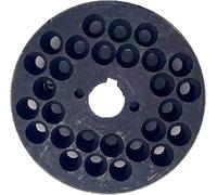 6mm Holes Plate for Feed Pellet Machine - Durable Grinding Disc for 2-Head and 3-Head Roller Pellet Mills - 1pcs(10MM)