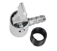 6mm Inflator Pump Adapter Connector With Spring, Silver Metal Valve Hose For 6mm Tools, For Car And Bike Tires, 1/2 Piece(1pc)