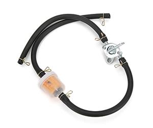 6mm Inline Fuel Tank Tap Filter Pipe with Petcock Switch Shut Off Valve Universal for ATVs Dirt Bike Flexible Superior Filter
