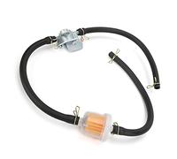 6mm Inline Fuel Tank Tap Filter Pipe with Petcock Switch Shut Off Valve Universal for ATVs for Dirt Bike Lawn Mower Tune Up Kits Easy InstallationThe