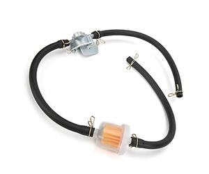 6mm Inline Fuel Tank Tap Filter Pipe with Petcock Switch Shut Off Valve Universal for ATVs for Dirt Bike Lawn Mower Tune Up Kits Easy InstallationThe