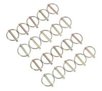 6mm Lynch Pins Clip Clamp (Linchpin) Linkage Locking Pin 20pc Tractor Trailers