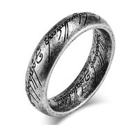 6Mm Magic Pattern Stainless Steel Ring, Europe And The United States Magic Pattern Stainless Steel Ring