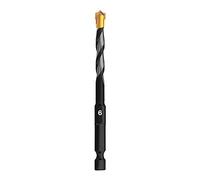 6mm Masonry Drill Bit, Hex Shank Multi Material Drill Bits Masonry, Brick Walls, Soft Tile, Wood, Plastic, Metal