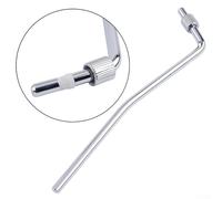 6mm Metal Tremolo Arm Bar for Floyd Rose Compatible Electric Guitar Bridges, Push-In with Screw-On Collar, 18cm Length, Fits Whammy(Silver)