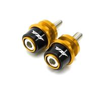6mm Motorcycle Swingarm Spools Slider Stand Bobbins For Y&amaha YZF R3 R25 R6 R1 2019 2020 2021 R15 V3 YZF Stand Screw Falling Protector Slider(Gold,X-2)