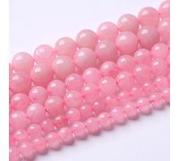 6mm Natural Rose Quartz Beads Pink Energy Crystal Round Loose Beads for Jewelry Making DIY Bracelets 15" 60pcs