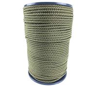 6mm Olive Polypropylene Braided Poly Rope Cord x 50 Metre Strong String