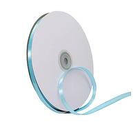 6mm Pastel Blue Ribbon for Gift Wrapping,91m Fabric Thick Satin Ribbon Baby Blue Bow for Gift Wrapping,Ribbons for Balloons,Crafting,Bouquets,Wedding, Car,Presents,Cake,Christmas Party Decorations