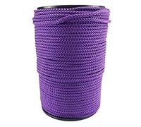6mm Purple Polypropylene Braided Poly Rope Cord x 100 Metre Strong String