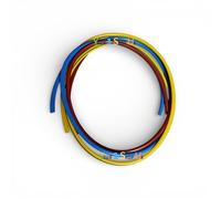 6mm PVC Wire Sleeving - Brown, Blue & Green/Yellow - 1m Each in Packet, 6 mm Mixed sleeving, Mixed 6 mm PVC Wire Sleeving, Electrical Cable Protection, Insulation, BS2848-3, RoHS Compliant