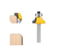 6mm Round Nose End Mill Tungsten Carbide 1/4 Shank Router Bit for | Tungsten carbide tip with 6mm radius and 1/4" shank for secure router mounting