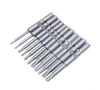 6mm Round Shank Electric Screwdriver Bit, Magnetic for Secure Handling, Compatible with For 802, (60mm Hollow Set)