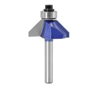 6mm Shank 45 Degree Chamfer Router Bit The high quality Edge Forming Bevel Woodworking Milling Cutter for Wood Bits(6X22)