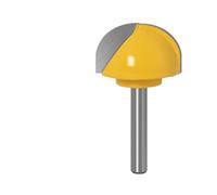 6mm Shank 6,8,12,16,18,20,22mmCNC Tools Solid Carbide Round Nose Bits Round Nose Cove Core Box Router Bit Shaker Cutter Tools 1pc(6X25)