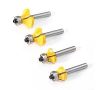 6mm Shank Round Over Router Bit Made of Cemented Carbide with Bearing for Reliable Wood Milling Performance (R6.35)
