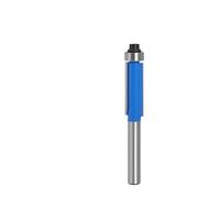 6mm Shank Single Bearing Straight Router Bit 3/8in Diameter | Single bearing guide for consistent straight cuts and 6mm shank compatibility with standard routers