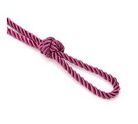 6mm Silky Barley Twist Cord Rope Braid 3 Ply & Matching 16mm Flanged Insertion Piping Furnishing Upholstery Crafts Trimming,36 Colors. High Strength, Neotrims. 5 Yards, Chinati Wine (Cord)