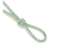 6mm Silky Barley Twist Cord Rope Braid 3 Ply & Matching 16mm Flanged Insertion Piping Furnishing Upholstery Crafts Trimming,36 Colors. High Strength, Neotrims. 10 Yards, Antique Mint (Cord)