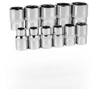 6mm through 22mm Double Ended Hex Socket Wrench Sleeve for Ratchet Drive Chrome Vanadium Steel Metric Hex Key Application (6mm)