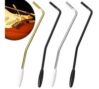 6mm Tremolo Arm Whammy Bar Vibrato Arm for Strat Style Electric Guitar 4 Pcs Thread Tremolo Arm Tremolo Bar with Tip for Stratocaster Electric Guitar, 3 Colors