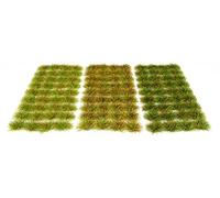 6mm Wild Grass Set Self Adhesive Static Grass Tufts x108 - Warpainter scenics