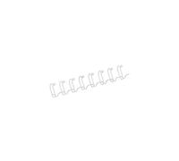 6mm Wire Binding Combs 100 Pack White