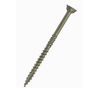 6mm Wood Screws Self-Tapping Torx with High Anti Corrosion Protection C4 Multi Purpose Use the Pozi Flat Head (Box of 100pcs) Size: 6mm x 110mm