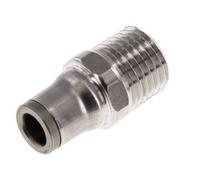 6mm x 1/4'' NPT Push-in Fitting with Male Threads Stainless Steel FKM