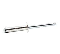 6mm x 12mm Blind Pop Rivet Dome Head Aluminium/Steel Shaft (Pack of 20)