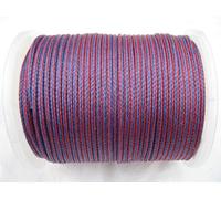 6MM x 175 Metre Blue/Red 16 Plait Single Braided PolyPropylene Rope - PP Hollow