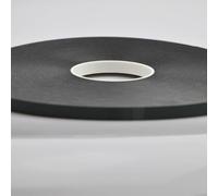 6mm x 1mm x 50m Black Double Sided Polyethylene Foam Tape - Strong Adhesive Mounting Tape for Automotive, Glass, Metal & Plastics