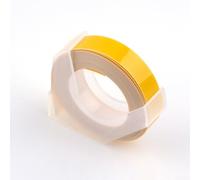 6mm x 3 M Multi-Color Embossing Refill Tape for MOTEX 5500A/5500B and for DYMO Label Maker, 5 Colors (Yellow)