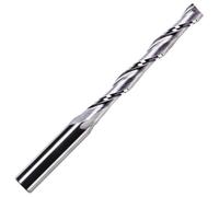 6mm x 42mm Flute x 1/4" Shank Solid Carbide Spiral 2 Flute Up Cut Router Bit for Wood, Hard Wood, PVC & Acrylic