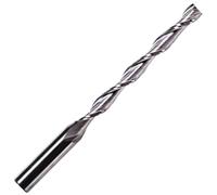 6mm x 62mm Flute x 1/4" Shank Solid Carbide Spiral 2 Flute Up Cut Router Bit for Wood, Hard Wood, PVC & Acrylic